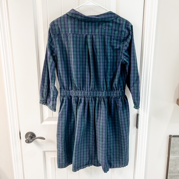Levi’s Classic Blue Green Plaid Shirt Dress Size Large - Picture 2 of 11